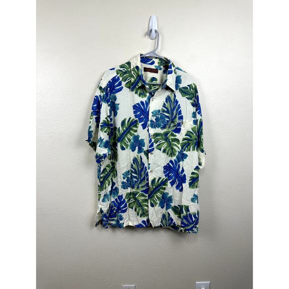 Tori Richard Hawaiian Print Multicolor Men's XL Full Button - Picture 1 of 5